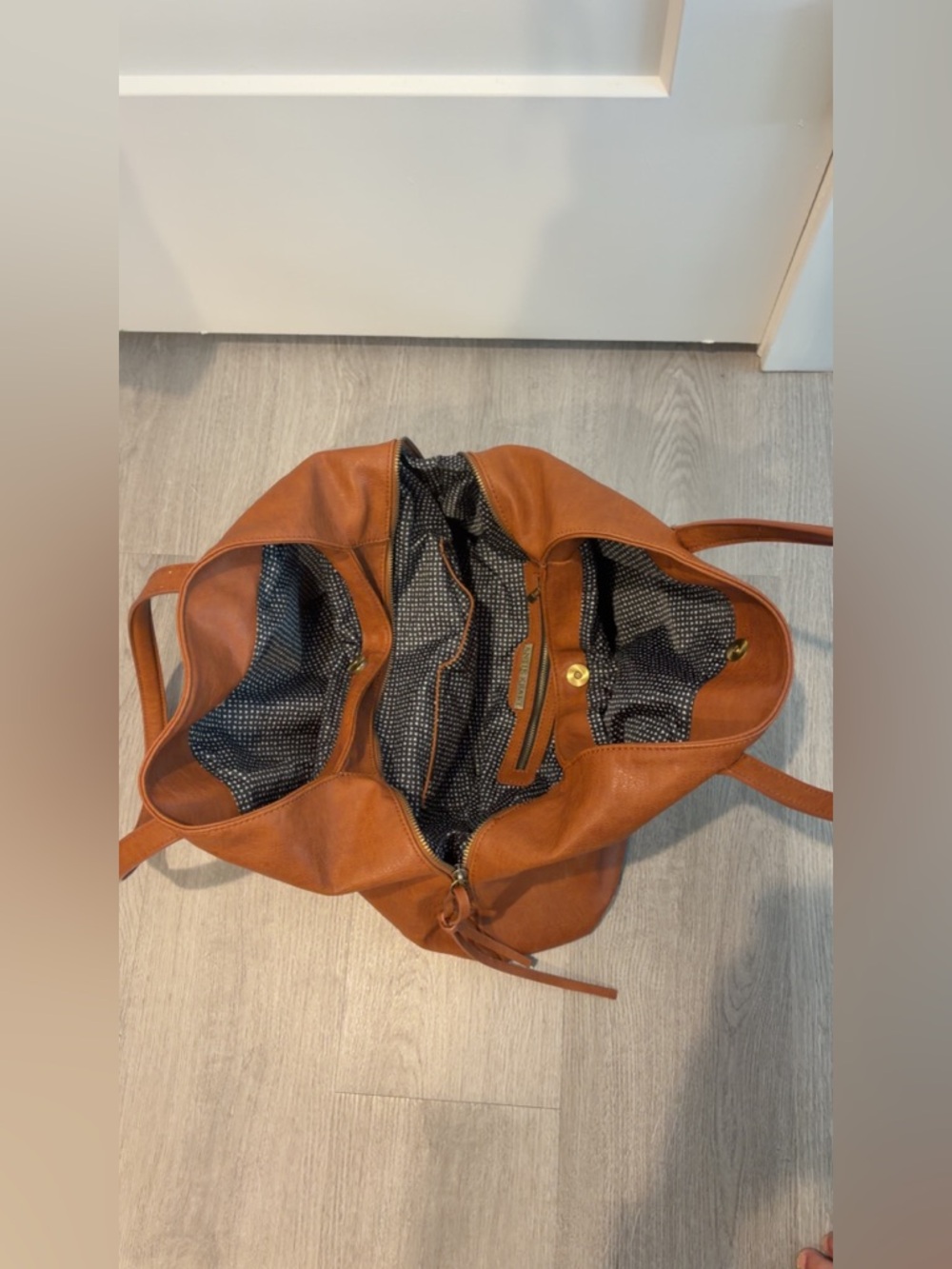 Antik Kraft Brown Leather Hobo Bag - Picture 5 of 6